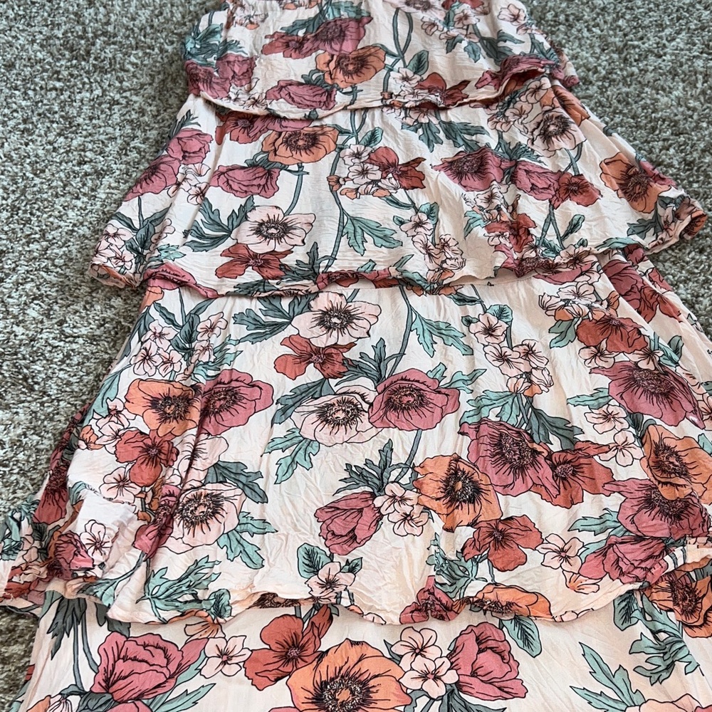 Abel the Label Tiered Maxi Dress Wedding | Baby Shower, Bridal Shower - Picture 6 of 8